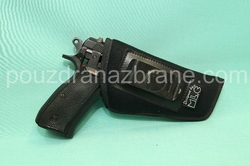 Pouzdro opaskové pro skryté nošení vnitřní pistolové - samet 